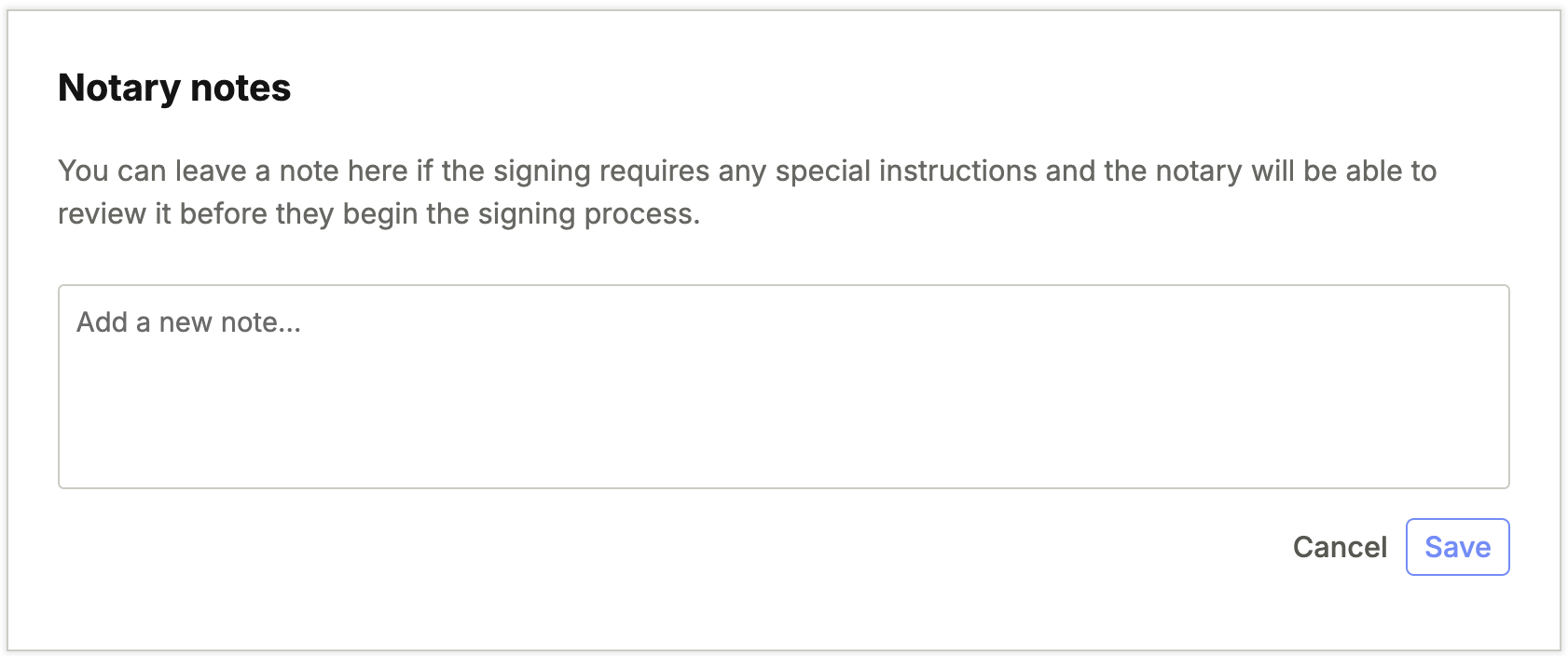 notary notes text box transaction creation.png