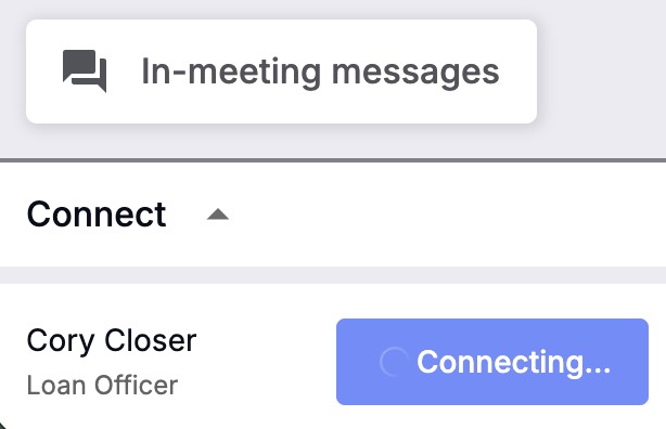 connecting call closing contact meeting