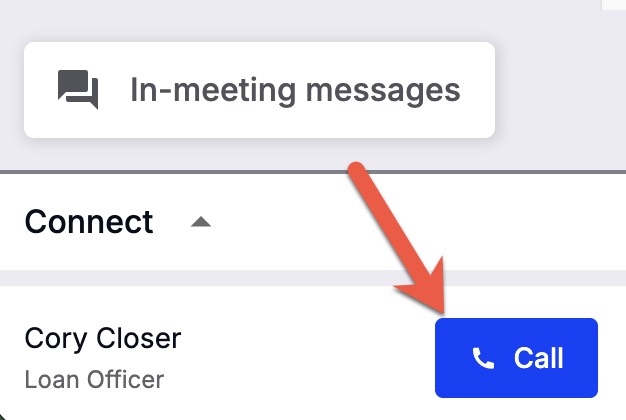 call button closing contact meeting