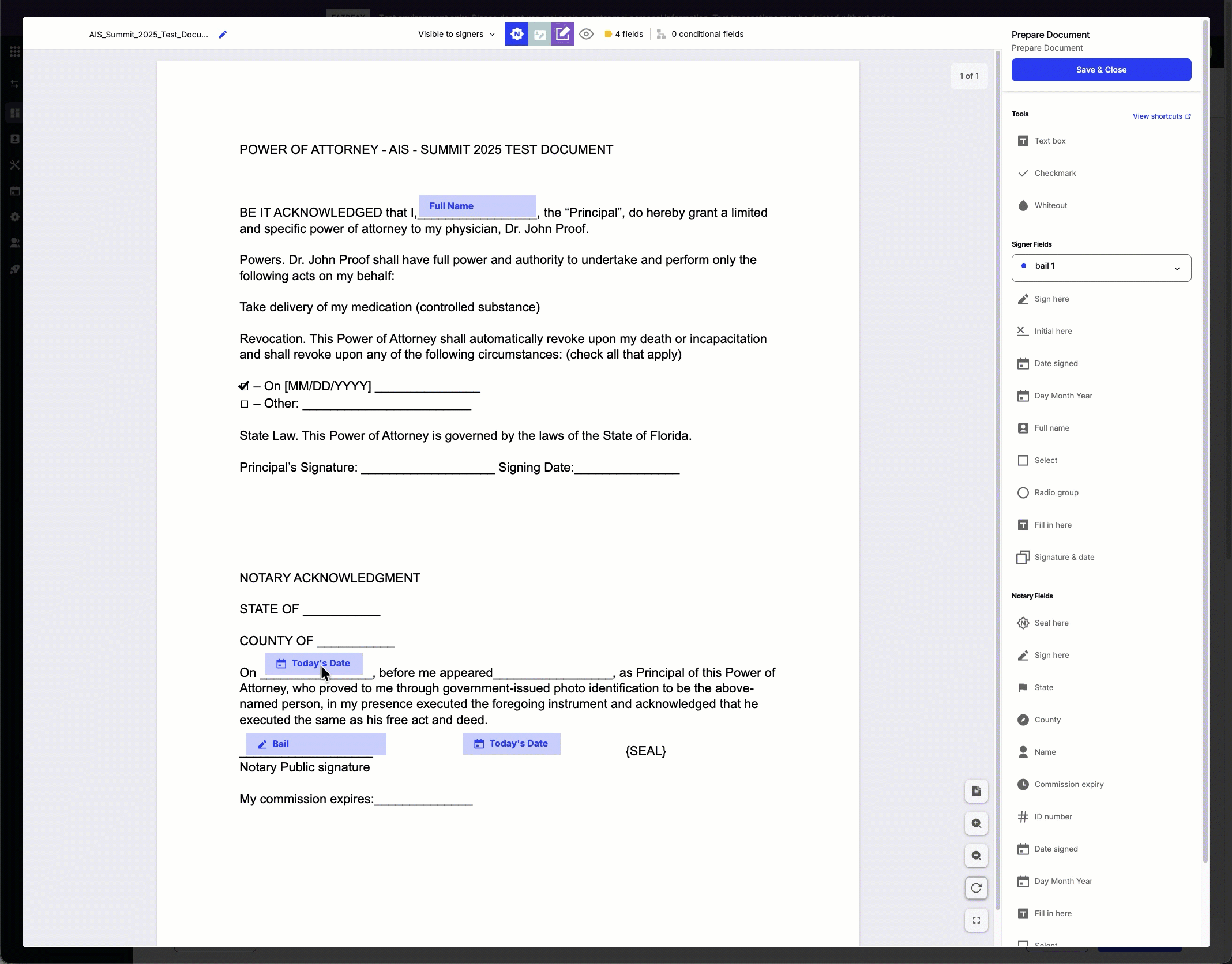 Animated screenshot showing multiple fields being selected and moved at once